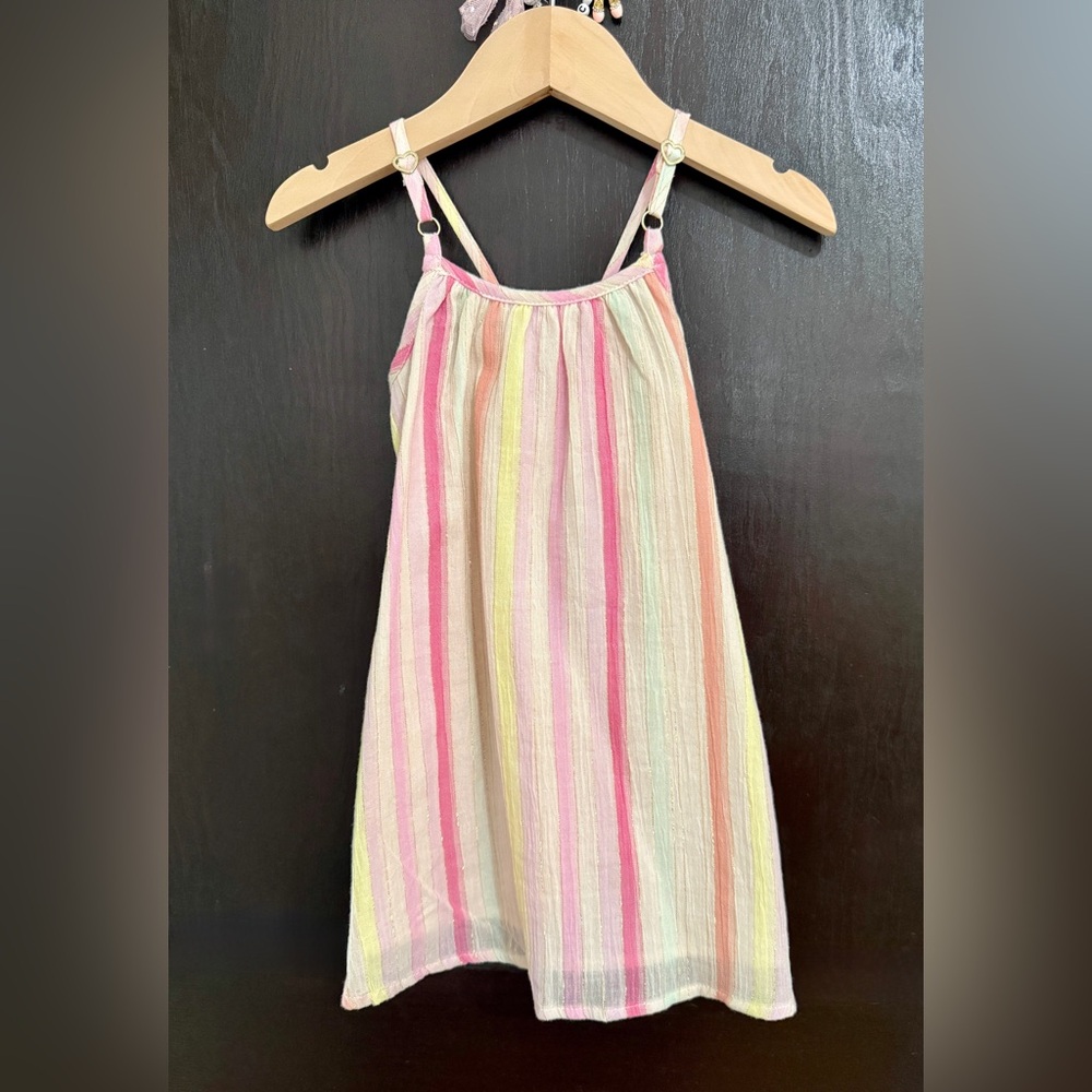 Juicy Couture Pastel Striped Sundress - Pink, Yellow, Green, Cream